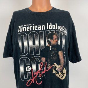 American Idol 2008 Champion David Cook T Shirt TV Show Reality Competition XL